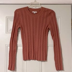 American Eagle - L/S ribbed cable sweater - medium